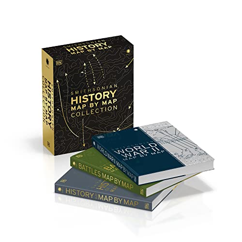 History Map by Map Collection: 3 Book Box Set: 3-Book Box Set - WWII, Battles, and World History Books von DK